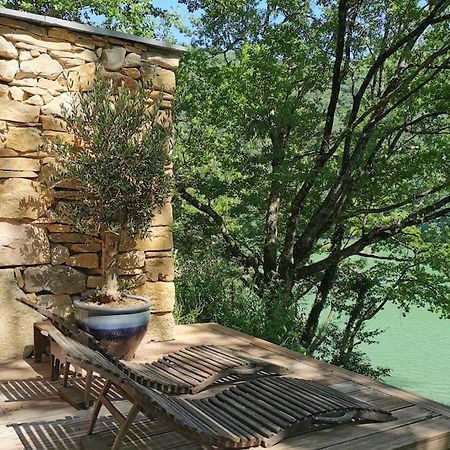 Lake House I // Alauzet Ecolodge + Nature Spa Castelnau-de-Mandailles Exterior foto